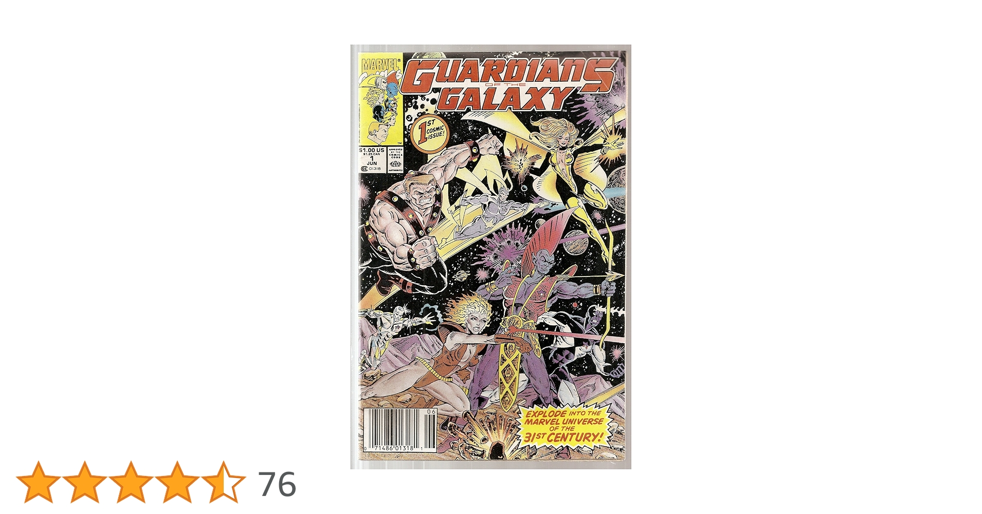 アメコミ Hallmark GUARDIANS OF THE GALAXY GUARDIANS OF THE GALAXY, #1, June 1990 (Volume 1): Books